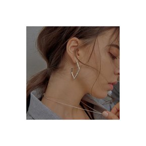 Fluid frame hoop Earring