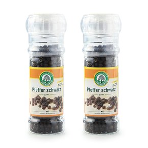 유기농 흑후추 블랙 페퍼 레벤스바움 그라인더 45g x 2개