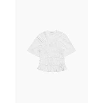 샵아모멘토 세실리에반센 24PF CECILIE BAHNSEN OASIS TOP IN WHITE