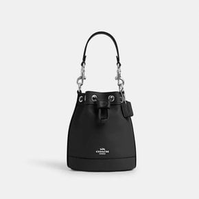 코치 여자 가방 미니 버킷백 CR144 smooth leather/Silver/Black