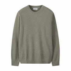 [Outlet] Grey Honeycomb Sweater_C9WAW24801GYX