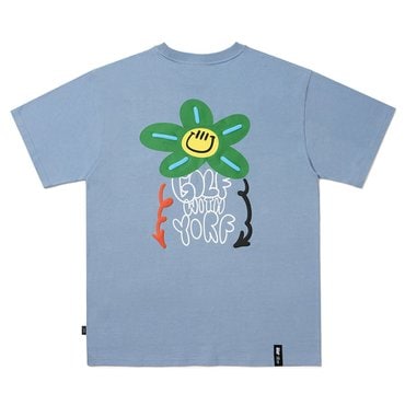 욜프 T-SHIRTS GOOD LIFE BLUE 반팔티 굿라이프 블루