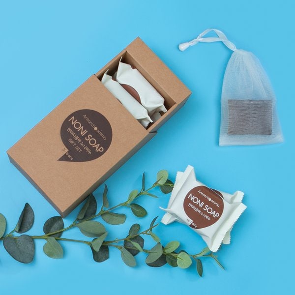 안타티콤마 노니비누 130g x 5장 세트 /  비누망 무료증정