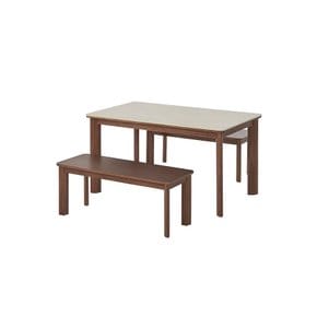 포멜로 세라믹식탁 4인세트 140cm_벤치2EA_내추럴 (옵션 택1)