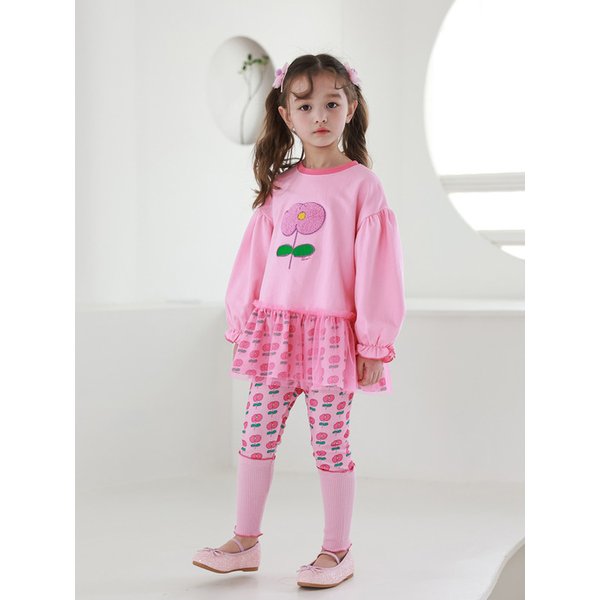 엘로아 슬림핏팬츠_핑크