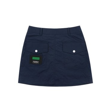 MARTINE GOLF [정상가 318000원]여성 티꽃이 립조직 스커트 네이비 (Q0CQ20249)
