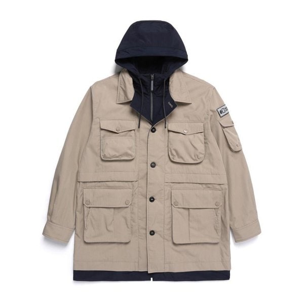 [부산점] N251MJP100 내셔널지오그래픽 아웃포켓 후드 배색 초어 점퍼