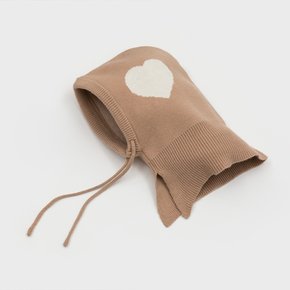 HEART BALACLAVA BEIGE