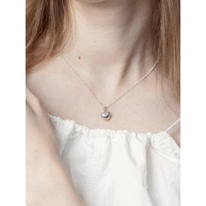 925 Silver Heart Ball Necklace