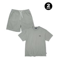 예일 (23SS) [ONEMILE WEAR] SMALL ARCH TEE + SWEAT SHORTS SET 카키