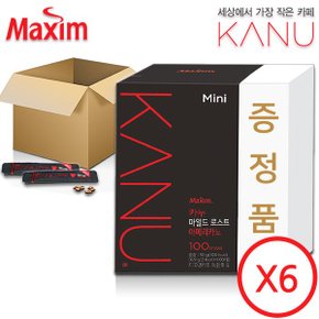 [맥심] 카누 미니 마일드 아메리카노 600T (100T+랜덤사은품X6개)