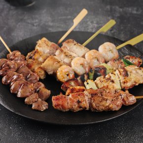 [야키꼬치] 모듬꼬치 8개입 x 1팩 (데리야끼소스 증정)