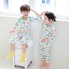 디노포레스트 공룡 아기옷 모달 7부 실내복 상하세트