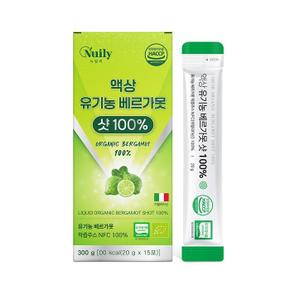 뉴일리 액상 베르가못샷 100% 15포 NFC 착즙주스 액상 스틱 프리미엄 건강식품 (S51037789)