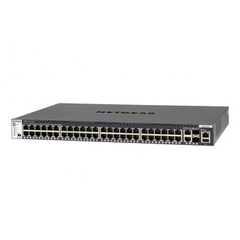  NETGEAR M4300-52G 1000BASE-T + 10GBASE-T + 10G SFP+ Layer3 GSM4352S-100AJS 48포트 2포트