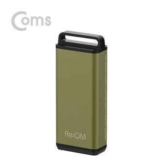 오너클랜 Coms 리큐엠 손난로 5200mAh 보조배터리 카키