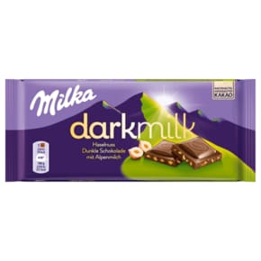 밀카 Milka 다크 밀크 헤이즐넛 초콜릿 85g