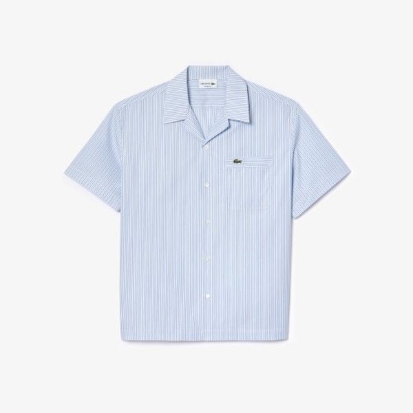 [시흥점] 남성 하와이안 카라 스트라이프 반팔 셔츠 CH9083-55G