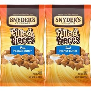 [해외직구] Snyders of Hanover 스나이더스하노버 프레첼 피스 피넛 버터 283g 2팩