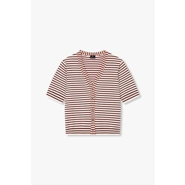 폴스미스 PS 여성 스트라이프 브이넥 가디건 5745128556