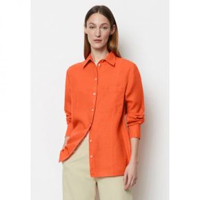 4658381 Marc OPolo AUS LEICHTER QUALITAT - Button-down blouse fruity orange