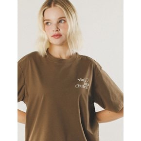 mars planet cool cotton T-shirt _Brown