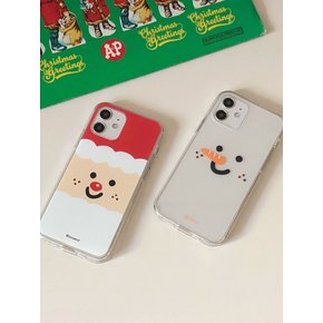 Santa Snowman case  (Jelly/Jell hard)