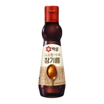 CJ제일제당 백설 고소함가득 참기름 320ml