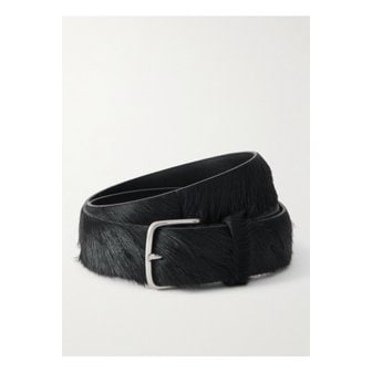 더로우 맥시 클래식 카프 헤어 벨트 블랙 1647597359753796