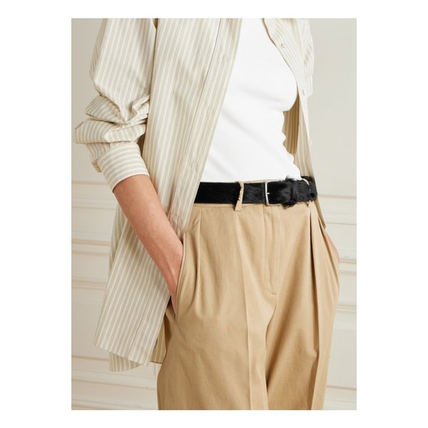 맥시 클래식 카프 헤어 벨트 블랙 1647597359753796