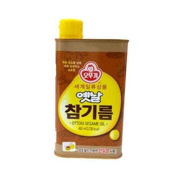 제이큐 오뚜기 날 참기름 450ML 1박스12입