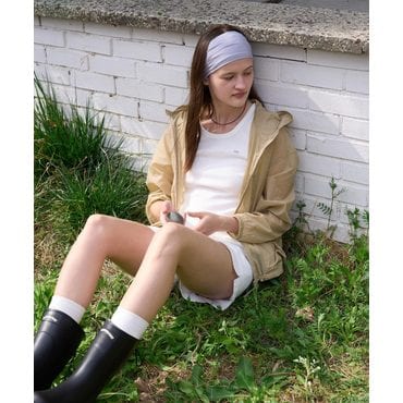 커버낫 우먼 시어 셔링 나일론 자켓 Beige CO2502JK79BE