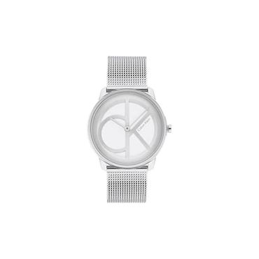 Calvin Klein 독일 캘빈클라인 손목시계 Calvin Klein 25200032 남녀공용 아날로그 쿼츠워치 with Silver 스테