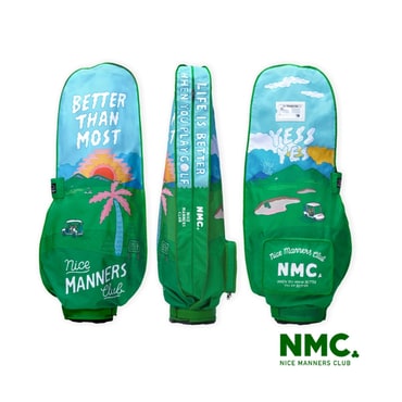 백화점 골프샵 [벙커샵 정품] NMC   나이스매너스 클럽 골프백 항공커버