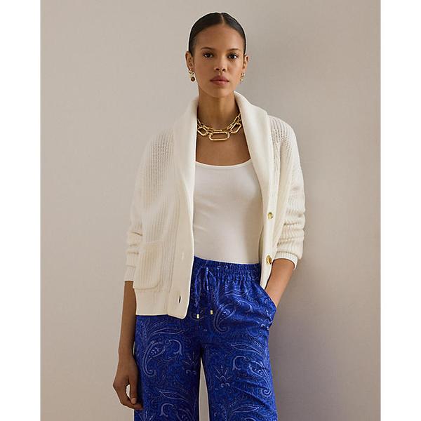 리브 니트 숄 칼라 토글 카디건(WMLRSWES6820877100)