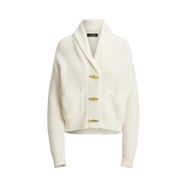 리브 니트 숄 칼라 토글 카디건(WMLRSWES6820877100)