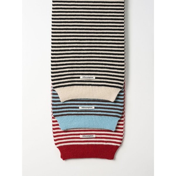 [리퍼브]Candy Stripe Knit Muffler (3 Colors)