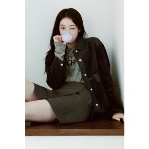 데님 라이크 오버핏 배색 점퍼_L1H31WJP020
