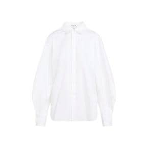 24FW 알라이아 셔츠 AA9C09556T611 000 BLANC WHITE