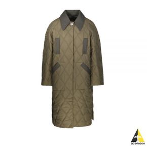 24FW LONG QUILT JACKET (F9206 861) (가니 퀼팅 롱 자켓) 111232466