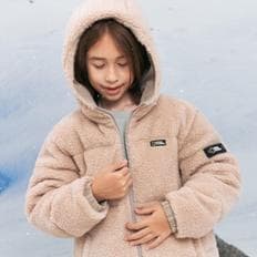 내셔널지오그래픽키즈 한파끄떡없는 플리스 리버시블 다운점퍼 K224UDW050