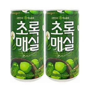 [T] 웅진 초록매실 180ml 90캔