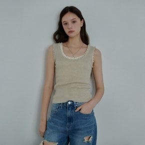 Ringo Knit Frill Sleeveless