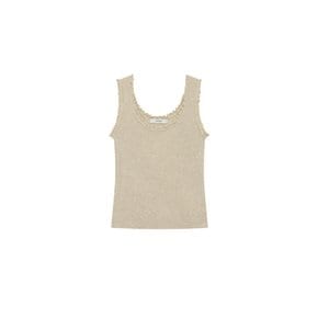 Ringo Knit Frill Sleeveless