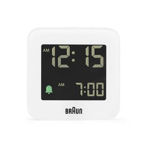 [공식본사정품] BRAUN BC08W 디지털 트래블 크레센도 알람 공용 탁상시계