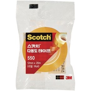 스카치 550R 다용도 테이프 리필 12mm x 20M 낱개