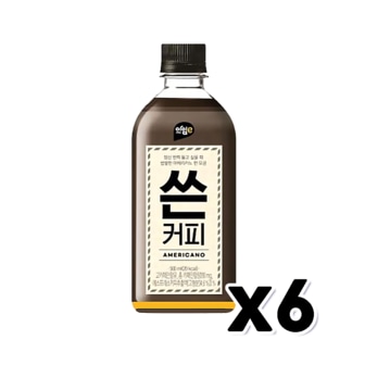  아임이 쓴커피 아메리카노 커피페트음료 500ml x 6개