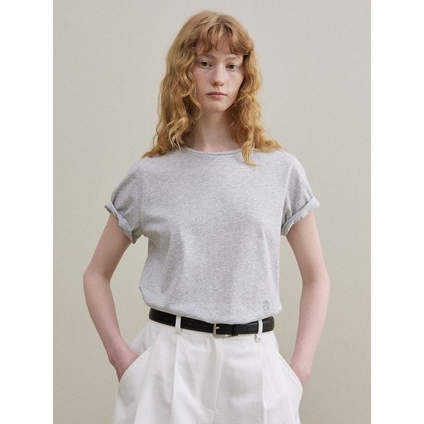 실켓 레귤러핏 로고 반팔 티셔츠_5COLORS