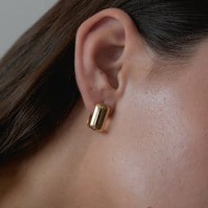 rectangle earring - gold