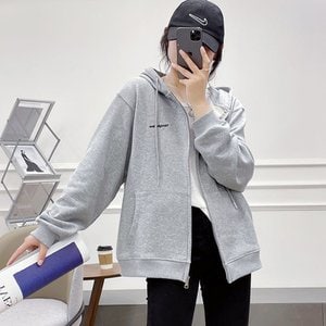 아이우먼 데일리무지후드집업티 DSJ753M309 빅사이즈